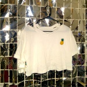 🍍 crop tee